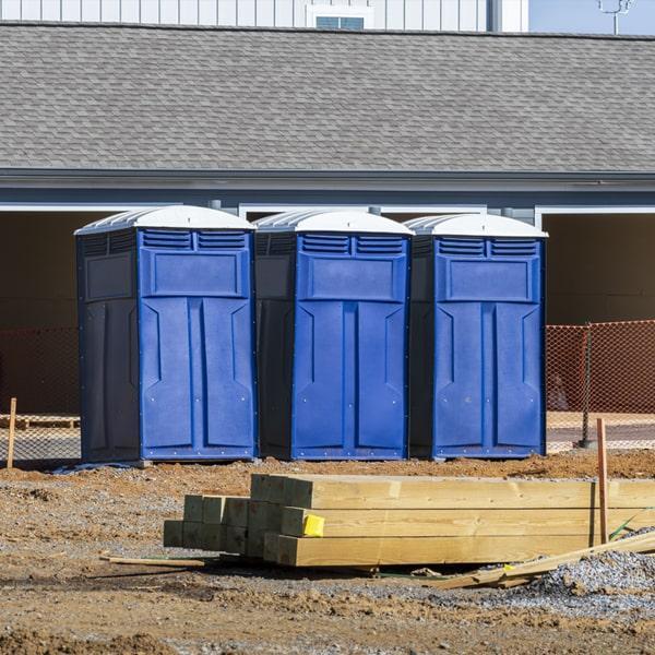 Heavy-duty construction site porta potty in Pittsburg, California